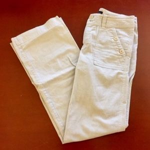 Banana Republic Cotton Boot Cut Pants Size 0